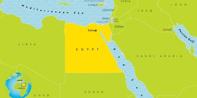 Galvaspilsētas ēģiptes karte
