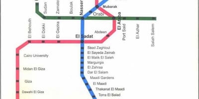 Kairas metro karte